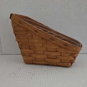 Longaberger Woven Basket with Plastic Liner